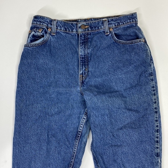 Vintage Levi's 551 Relaxed Fit Tapered Leg 14 Medium USA 90s - Picture 2 of 12